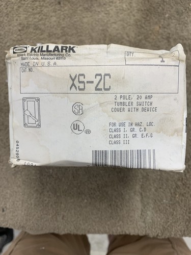 Hubbell killark switch - killark, xs-2c
